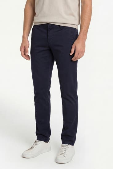 MARC O'POLO - Stoffhose schwarzblau