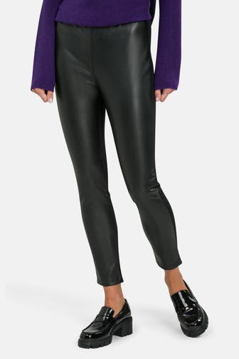 CARTOON Lederimitatleggings schwarz