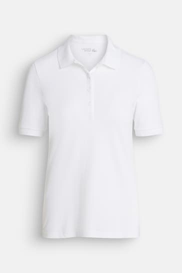 LACOSTE Polo-Shirt weiß