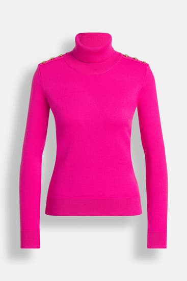 VERSACE - Rollkragenpullover pink