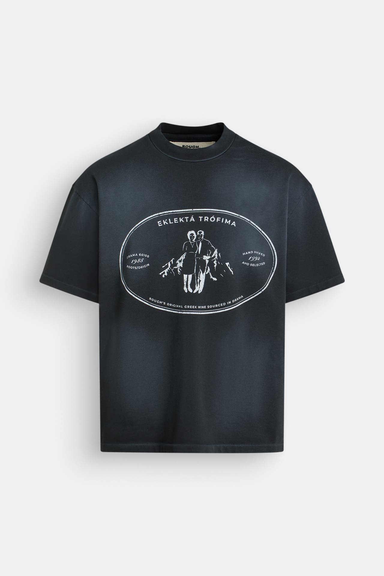 ROUGH. T-Shirt 'Drama Label' schwarz, Bild 1