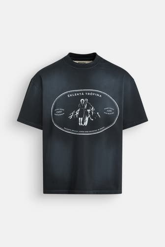 ROUGH. T-Shirt 'Drama Label' schwarz