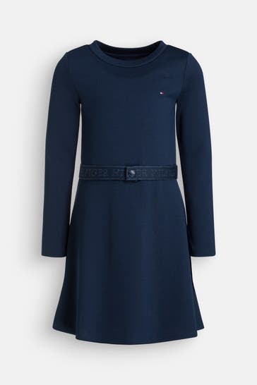 TOMMY HILFIGER Jerseykleid dunkelblau