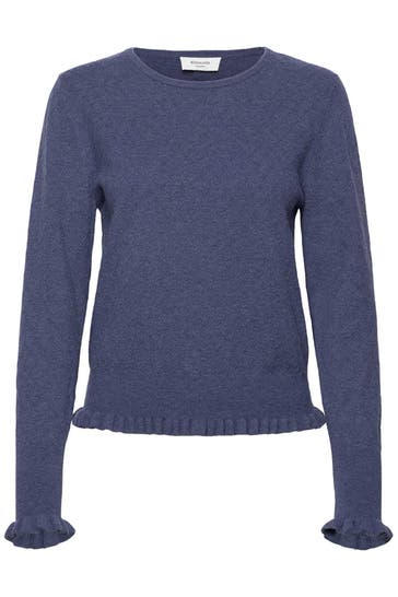 ROSEMUNDE Strickpullover 'Dahlia' graublau
