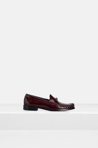STUART WEITZMAN Loafer 'Lottie Bow' bordeaux