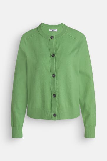 MARC O'POLO DENIM Strickjacke grün