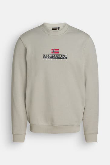 NAPAPIJRI Grey-green Sweat Shirt