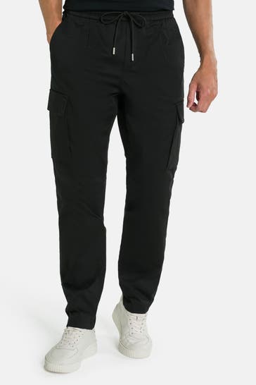 REPLAY Cargohose schwarz