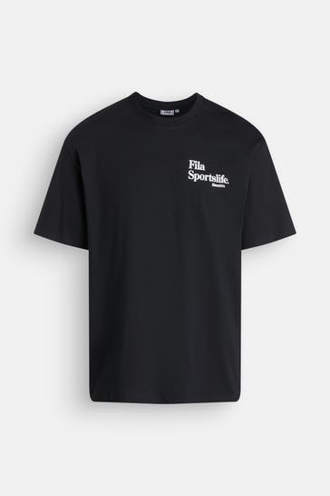 FILA T-Shirt schwarz loose fit