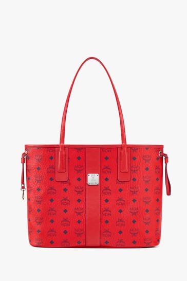 MCM Shopper rot gemustert