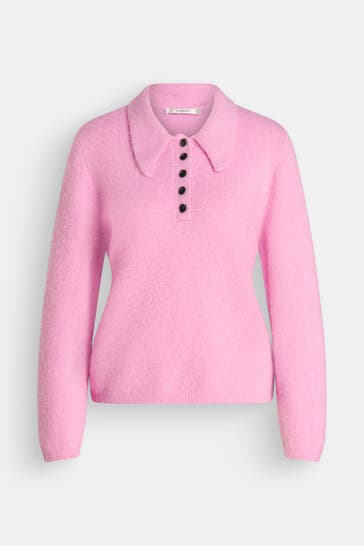 GESTUZ Wollmix-Pullover rosa