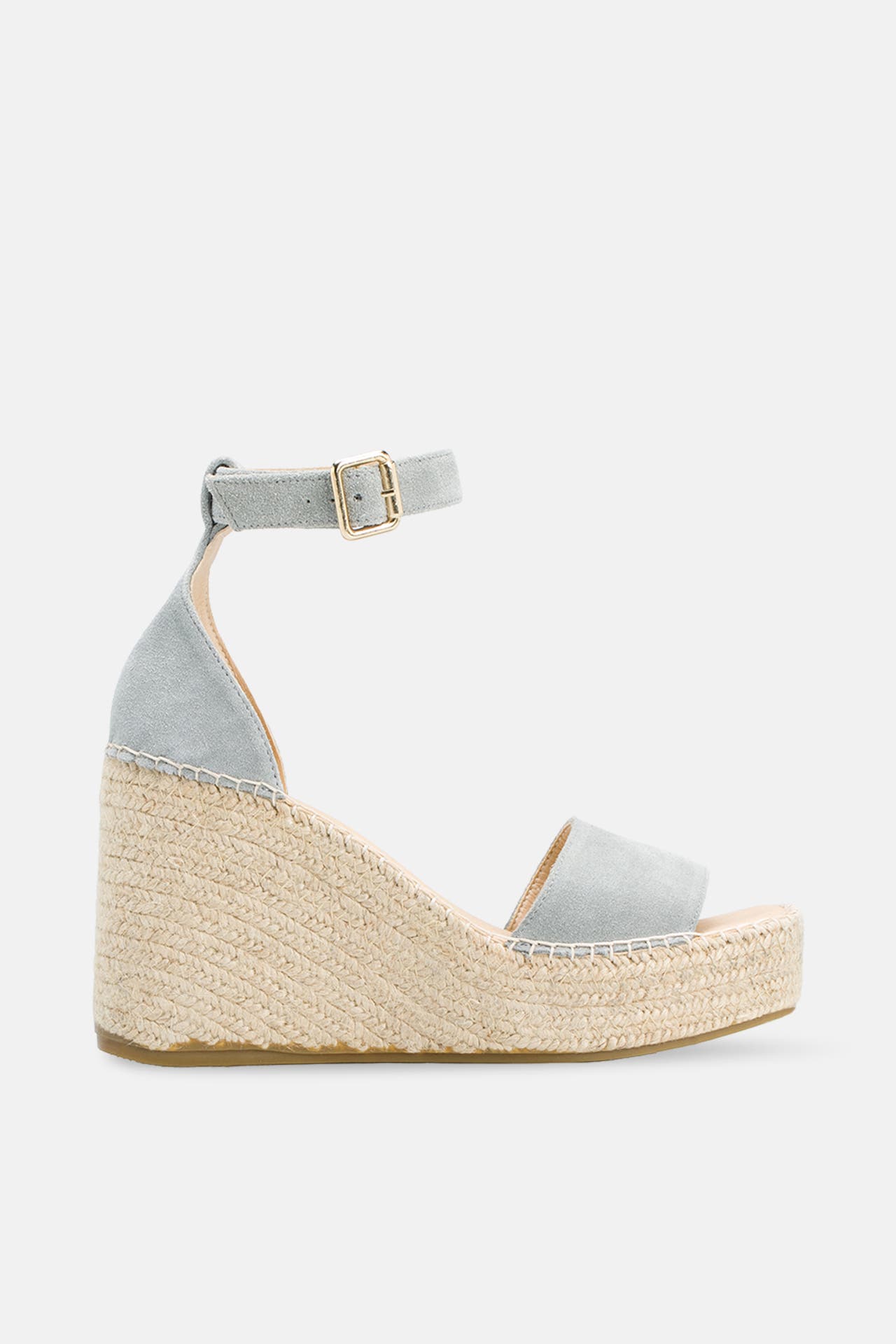 ESPADRIJ L'ORIGINALE Wedges 'Dijon' grau, Bild 1
