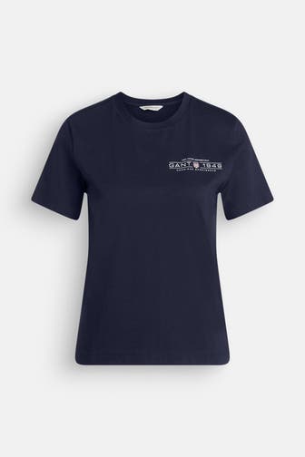 GANT T-Shirt 'Reg Shield' dunkelblau