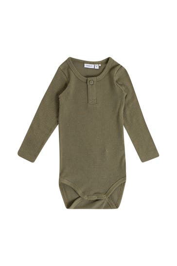 NAME IT KIDS Body 'Dinoro' oliv
