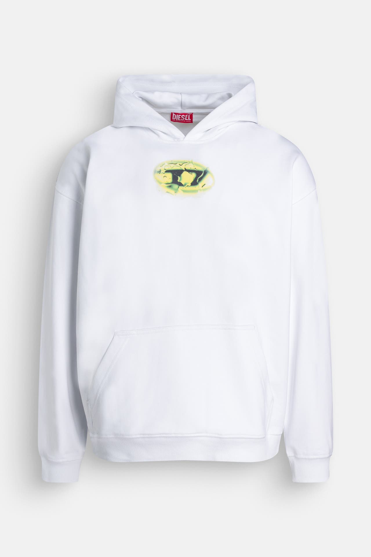 DIESEL Hoodie weiß, Bild 1