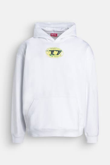 DIESEL Hoodie weiß