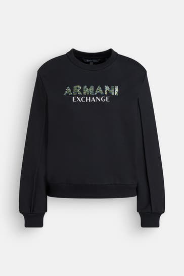 ARMANI EXCHANGE Sweatshirt schwarz