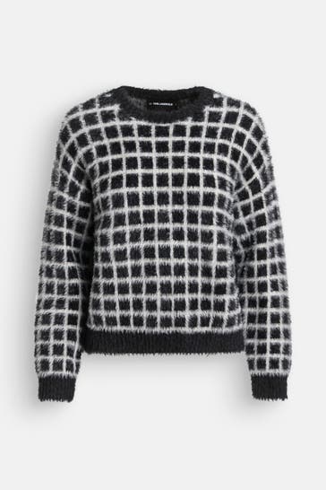 KARL LAGERFELD Strickpullover kariert