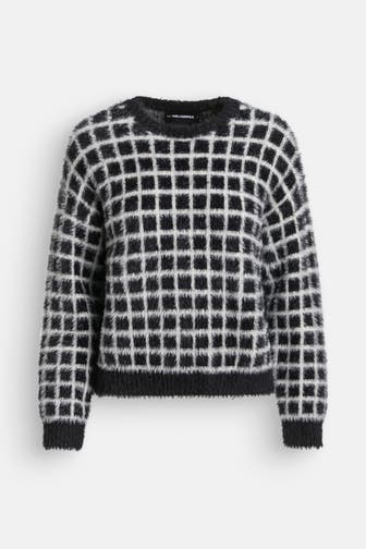 KARL LAGERFELD Strickpullover kariert