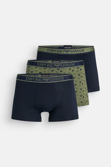 EMPORIO ARMANI 3er-Pack Boxer Trunks mehrfarbig