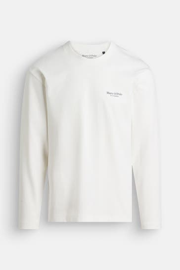 MARC O'POLO DENIM Longsleeve weiß