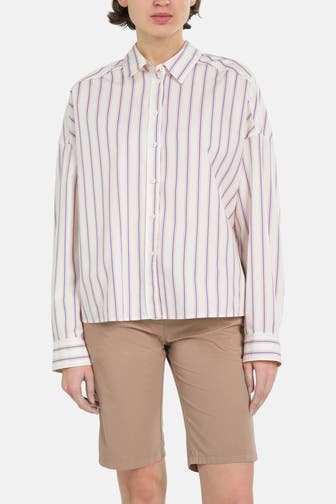 0039 ITALY Casual-Bluse 'Naomi' gestreift