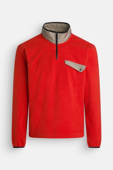 DOLOMITE Fleece-Troyer 'M's Latemar' koralle