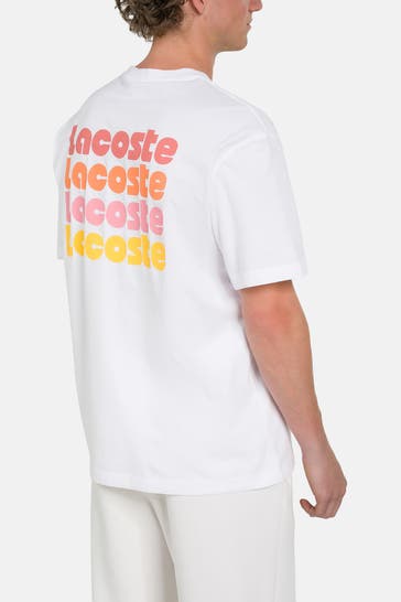 LACOSTE T-Shirt weiß