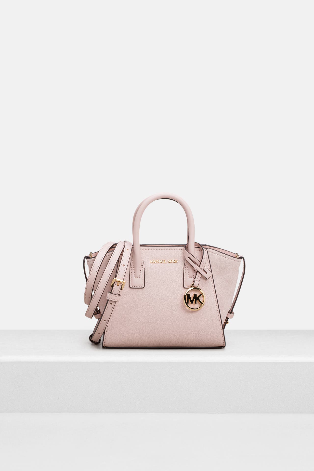 MICHAEL MICHAEL KORS Leder-Handtasche 'Avril' hellrosa, Bild 1