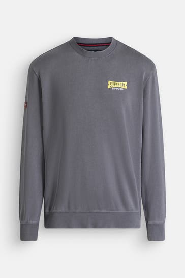 SUPERDRY Sweatshirt graublau