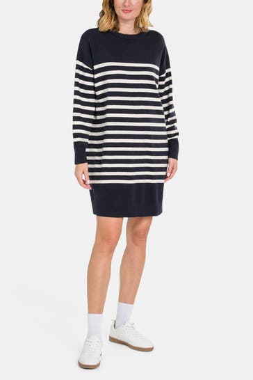 MARC O'POLO DENIM Strickkleid gestreift