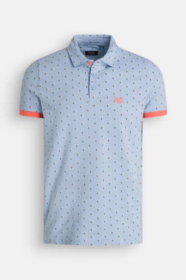 NEW ZEALAND AUCKLAND Polo-Shirt gemustert
