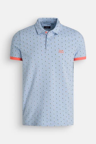 NEW ZEALAND AUCKLAND Polo-Shirt gemustert