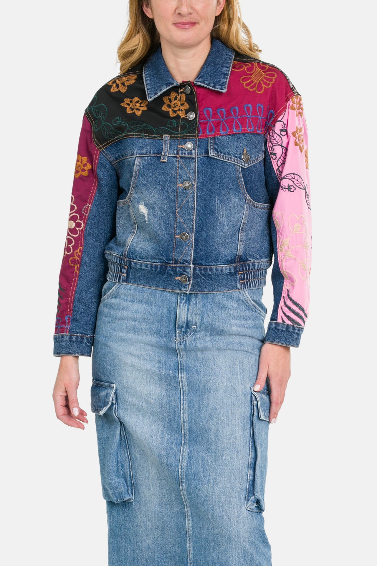DESIGUAL Jeansjacke 'Madrid' mehrfarbig, Bild 1
