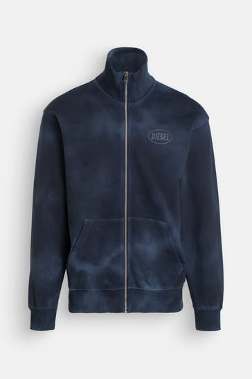 DIESEL Sweatjacke graublau