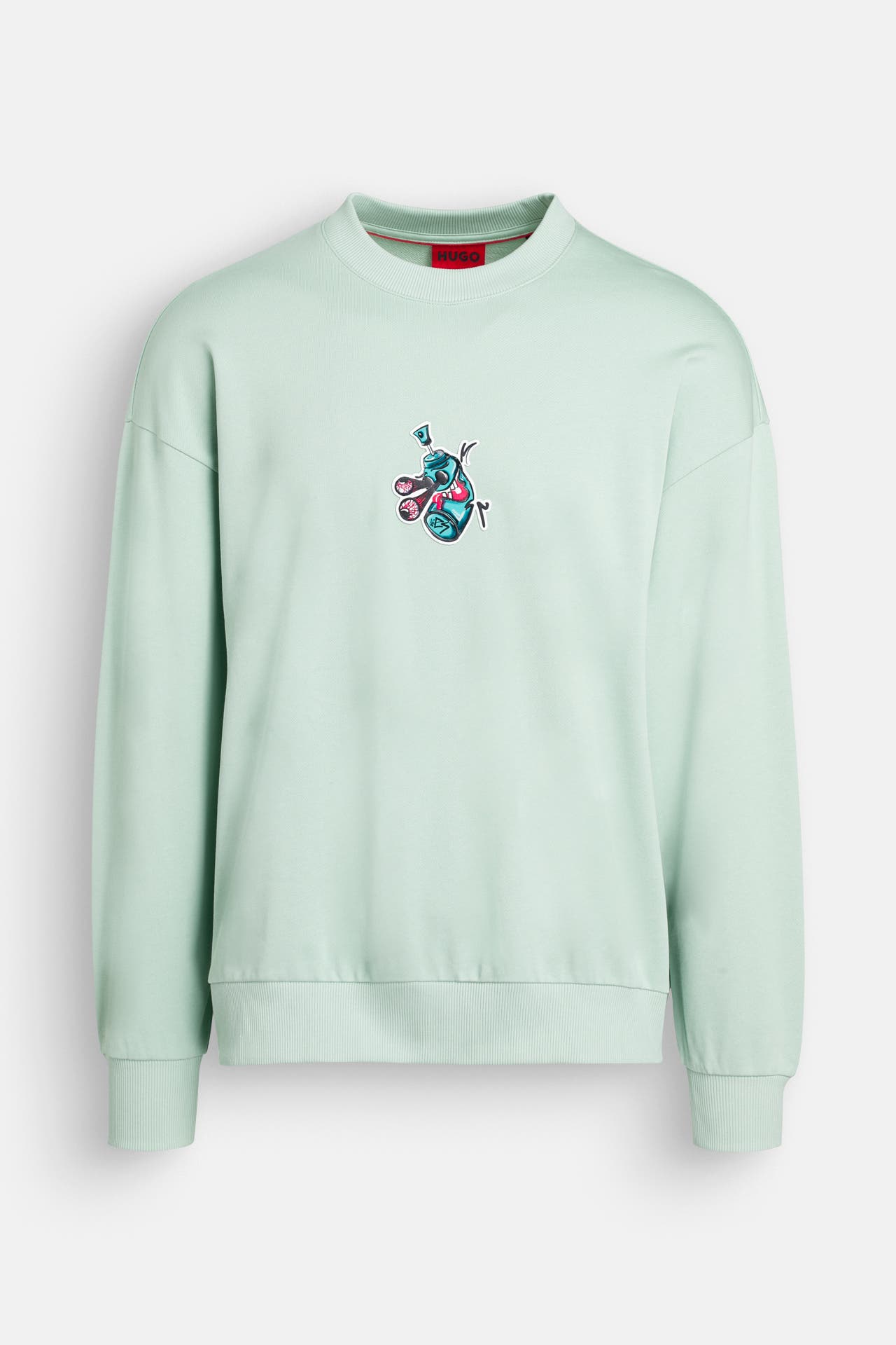 HUGO Sweatshirt 'Duberries' pastellgrün unisex, Bild 1