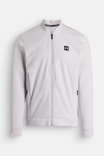 UNDER ARMOUR Sweatjacke 'Drive pro Storm' hellgrau
