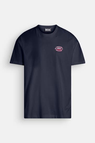 DIESEL T-Shirt nachtblau