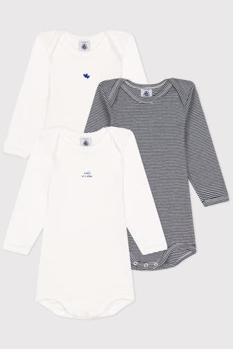 PETIT BATEAU 3er-Pack Bodies mehrfarbig