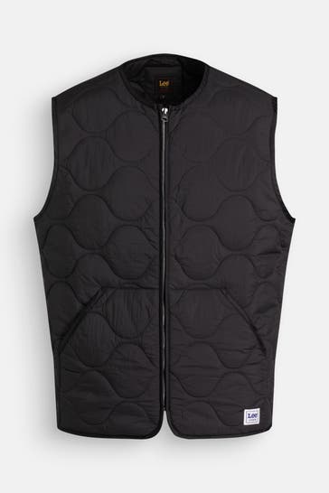 LEE Steppweste schwarz