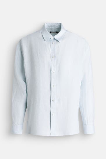 J.LINDEBERG Leinenhemd 'Reg' hellblau