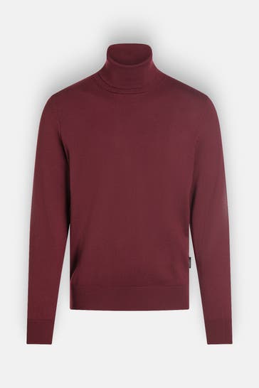 HECHTER Paris Wollpullover burgunder