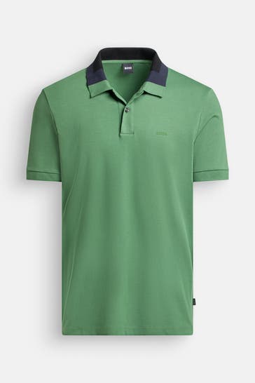 BOSS Polo-Shirt 'Phillipson' waldgrün