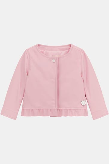 GUESS Kunstleder-Jacke rosa
