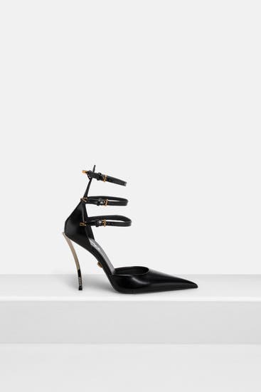 VERSACE - Sandalette schwarz