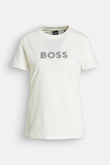 BOSS T-Shirt ecru
