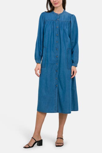 LOLLYS LAUNDRY Jeanskleid 'Jess' blau