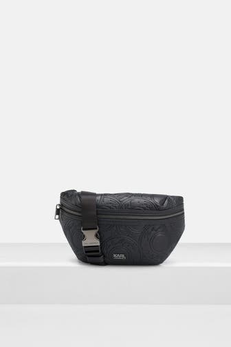 KARL LAGERFELD Bauchtasche 'Luna' schwarz