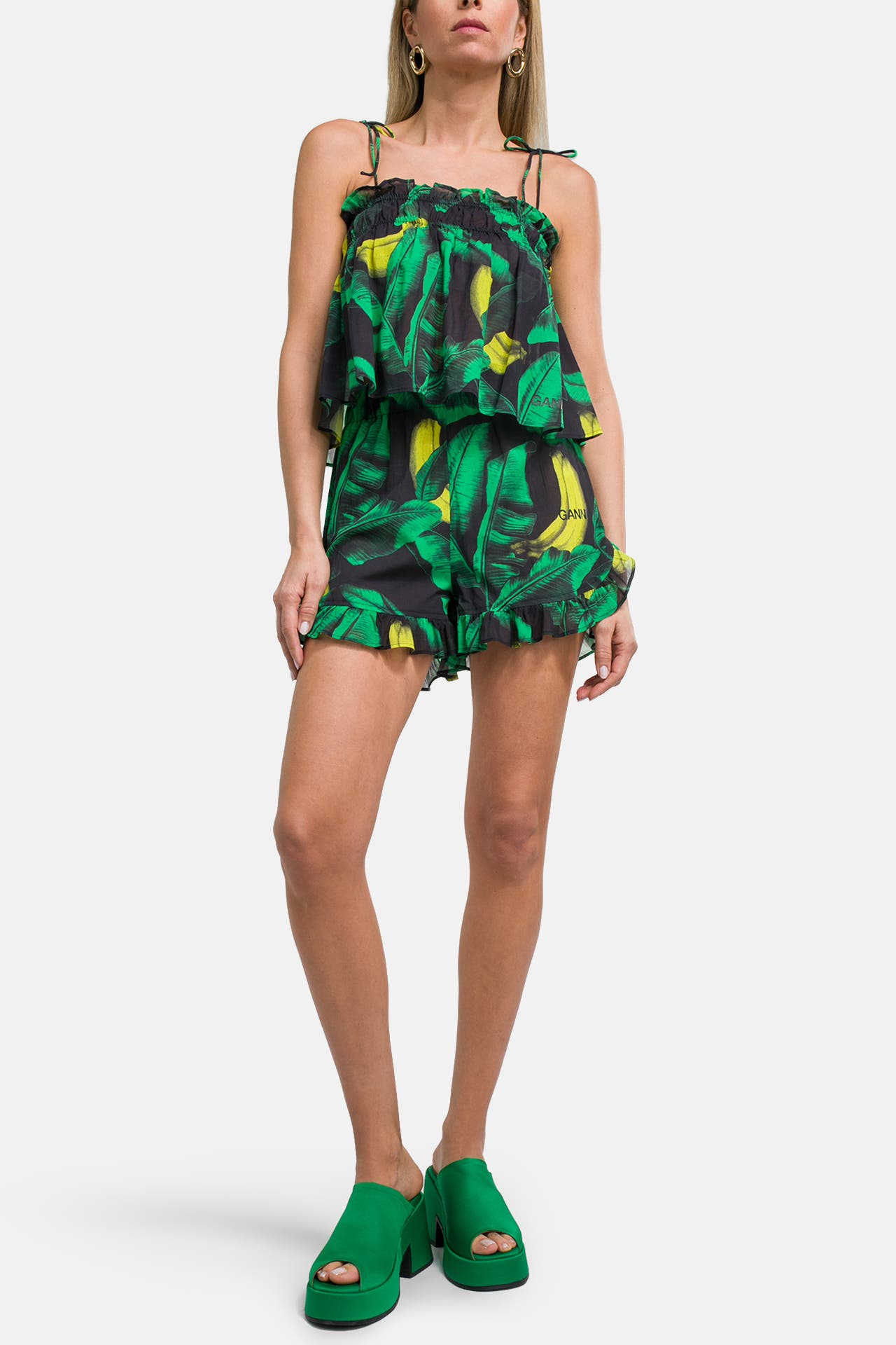 GANNI Shorts gemustert, Bild 1