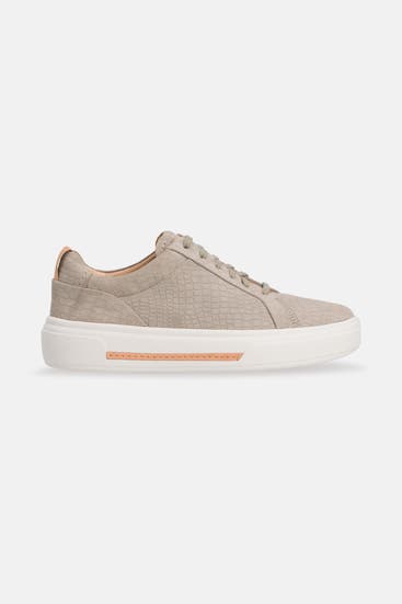 CLARKS - Leder-Sneaker 'Hollyhock Walk' animal